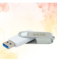 KİŞİYE ÖZEL 128 GB KUTULU FLAŞ BELLEK 3.0 (Beyaz)