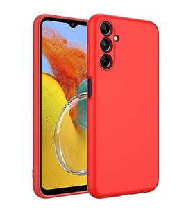 Coverzone Samsung Galaxy M14 ?le Uyumlu K?l?f Z-Mara Lansman Vieri Tam Koruma Arka Kapak Kamera Koruma �?k?nt?l? P�r�zs�z Y�zey K?rm?z?
