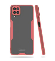 Samsung Galaxy A22 Kılıf Platin Silikon - Pembe