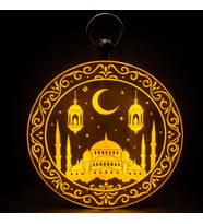 Hoş Geldin Ramazan Cami Motifli Işık Dekor Süs 1 Adet