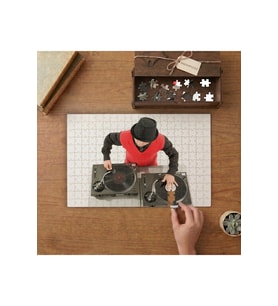 Dj Turntable Tasarımı 240 parça Ahşap Puzzle Ahşap Kutuda MP00434