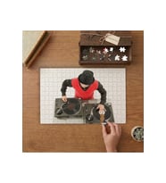 Dj Turntable Tasarımı 240 parça Ahşap Puzzle Ahşap Kutuda MP00434