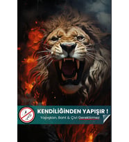 Aslan Duvar Posteri, Yüksek Çözünürlüklü Baskı Poster, Önerisi, Poster
