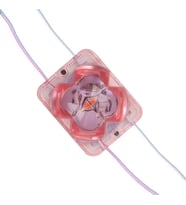 Pm-14716 12 Volt 2 Watt Pembe Yanıp Sönen Çakar 4333-3030 Modül Led 43X33X28Mm