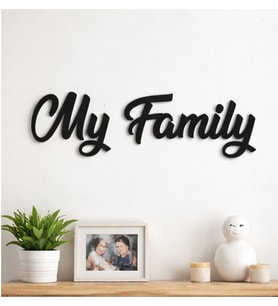 My Family Duvar Yazısı