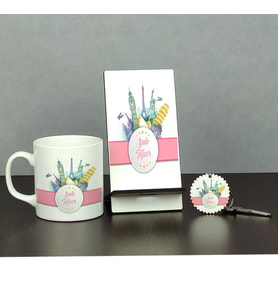 Turizmci Üçlü Set (Kupa + Telefon Standı + Anahtarlık) 002