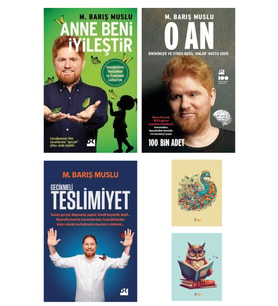 Anne Beni İyileştir - O An - Gecikmeli Teslimiyet - M. Barış Muslu - Doğan Kitap - Not Defterli Seti