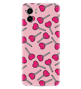 Vivo Y15S Y32 Y33S Y51 Y53S Kılıf Desemli Silikon Heart Lollipop 1414