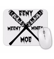 Negan Logo  Reverse Mouse Pad