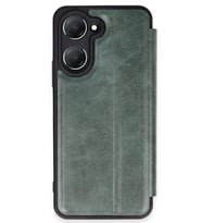 Newface Vivo Y18 Kılıf Flip Cover - Koyu Yeşil