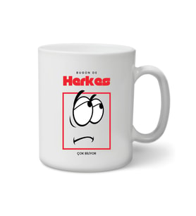Karikatür Baskılı Özel Kupa Bardak
