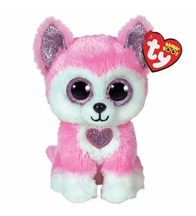 TY Beanie Peluş Husky Pink Reg 15cm (Pembe)