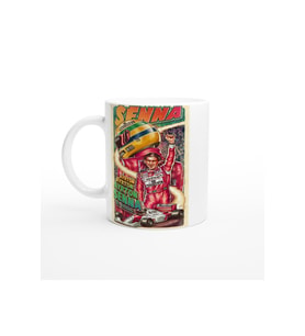 Ayrton Senna Efsanesi Retro Kupa Bardak