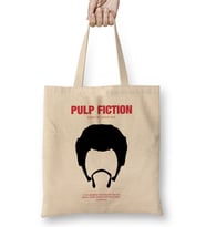 Pulp Fiction Jules Winnfield Movie Silhouette Bez Çanta Uzun Saplı