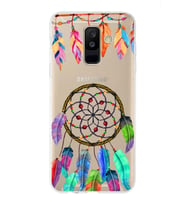 PrintiFy Samsung Galaxy A6 Plus 2018 ile Uyumlu 1mm Slim Fit Nazar Boncuğu 6 Baskılı Şeffaf  Kılıf