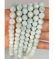 Larimar Taşı Faset Kesim Dizi 8mm