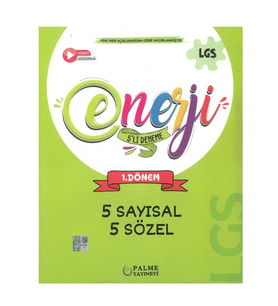 Palme Yayıncılık 8. Sınıf LGS 1. Dönem Enerji 5'li Deneme Yeni