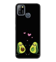 INFINIX Smart 4 5 6 Zero 8 S5 Pro Kılıf Desemli Silikon Aşık Avokadolar 1642
