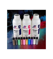 Ultra Şeffaf Epoksi Reçine 3 Kg 10x15 Ml Parlak Sedefli Pigment Seti