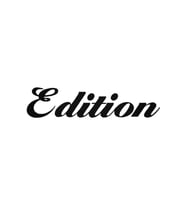 Edition Oto Sticker Siyah 20 Cm