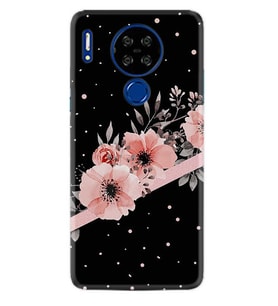 Reeder P13 Blue Max Lite Kılıf Desenli Silikon Flowers Dots