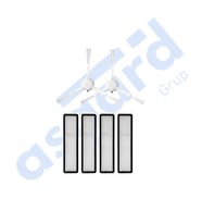 Dreame D10S, D10S PRO, D9 MAX GEN2 Uyumlu 2 Yan Fırça 4 Filtre PKT-iasgf0000187
