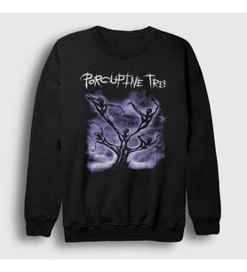 Presmono Unisex Siyah Logo Müzik Porcupine Tree Sweatshirt 528238tt