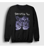 Presmono Unisex Siyah Logo Müzik Porcupine Tree Sweatshirt 528238tt