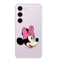 Samsung Galaxy S23 Plus  Kamera korumalı Kapak Minnie Mouse Tasarımlı  Şeffaf Kılıf