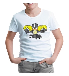 Vespa - Duck Beyaz Çocuk Tshirt
