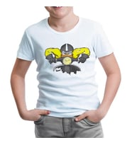 Vespa - Duck Beyaz Çocuk Tshirt