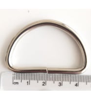 Angel Çanta Aksesuar D Halka 4 Cm Gümüş