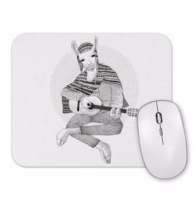 Llama Style Mouse Pad