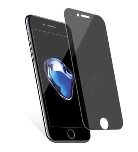 Uyumlu Model Apple iPhone 8 Privacy Hayalet Full Ekran Koruyucu (Siyah)