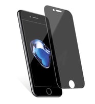 Uyumlu Model Apple iPhone 8 Privacy Hayalet Full Ekran Koruyucu (Siyah)