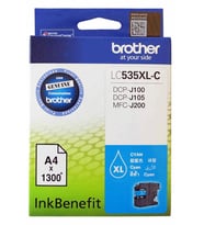 Tonersepeti Brother LC535XL Mavi Orjinal Kartuş