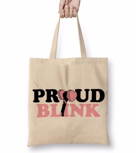 Proud Blınk Blackpink Bez Çanta Uzun Saplı
