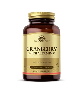 Solgar Cranberry With Vitamin C 60 Vegi Kapsül