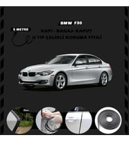 Bmw F30 Oto Araç Kapı Koruma Fitili 5metre Parlak Siyah Renk