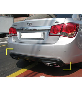 Chevrolet Cruze Difüzör Arka Tampon Çift Egzoz Çıkışlı