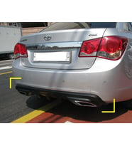 Chevrolet Cruze Difüzör Arka Tampon Çift Egzoz Çıkışlı