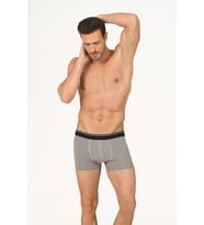 3 Adet Nbb Erkek Modal Boxer 735 (Gri)