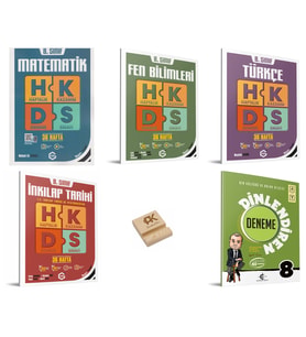 Arı LGS 8. Sınıf Matematik Fen Türkçe İnkılap ve Din Haftalık Kazanım Denemeleri 5li Set
