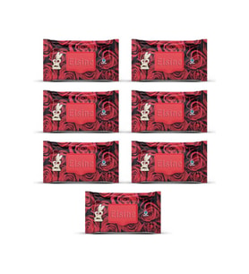 7 Paket Red Rose Islak Havlu Mendil 90 Adet Kapaklı Gül Kokulu