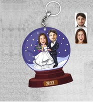 Kişiye Özel Gelin Dağmat Ahşap Anahtarlık-13