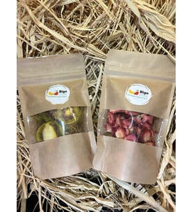 DOĞAL KURUTULMUŞ KATKISIZ ŞEKER İLAVESİZ KİVİ-ÇİLEK 50 GR