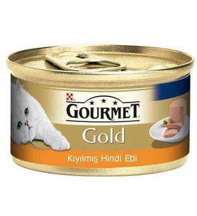 Gourmet Gold Kıyılmış Hindi Etli Kedi Konservesi 85 Gr