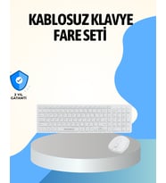 2.4 Ghz Wireless Kablosuz Klavye Mouse Seti Tv Pc Uyumlu