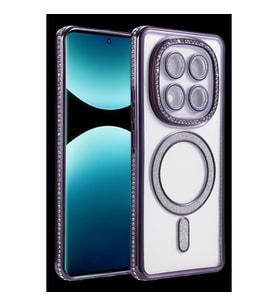 Note 15 4G Joke Simli Magneticsafe Kılıf - Derin Mor