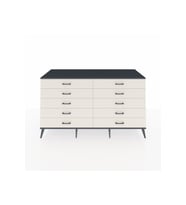 Kronos Konsol 10 Çekmeceli  176x59x99 Çam-Antrasit/Aytaşı